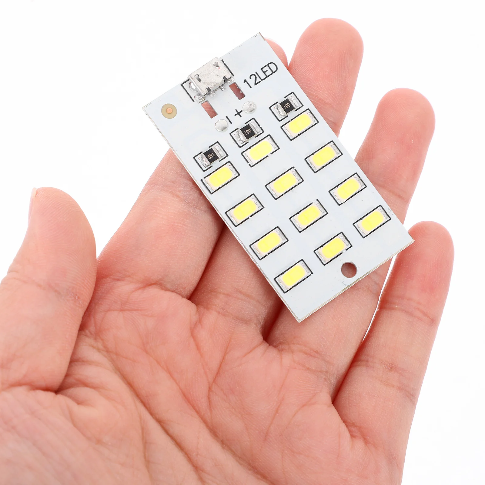 

6pcs Led Light Panel 12 Leds Portable Lighting For Car Interior Rv Trailer Camping Usb Rechargeable Adjustable