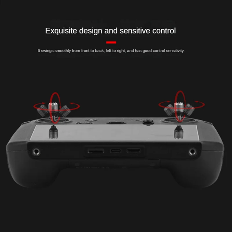 

1 пара джойстиков с дистанционным управлением для DJI RC Pro с экраном, можно хранить аксессуары MAVIC 3 Classic MINI 3 Pro, серебристый, ГОРЯЧИЙ