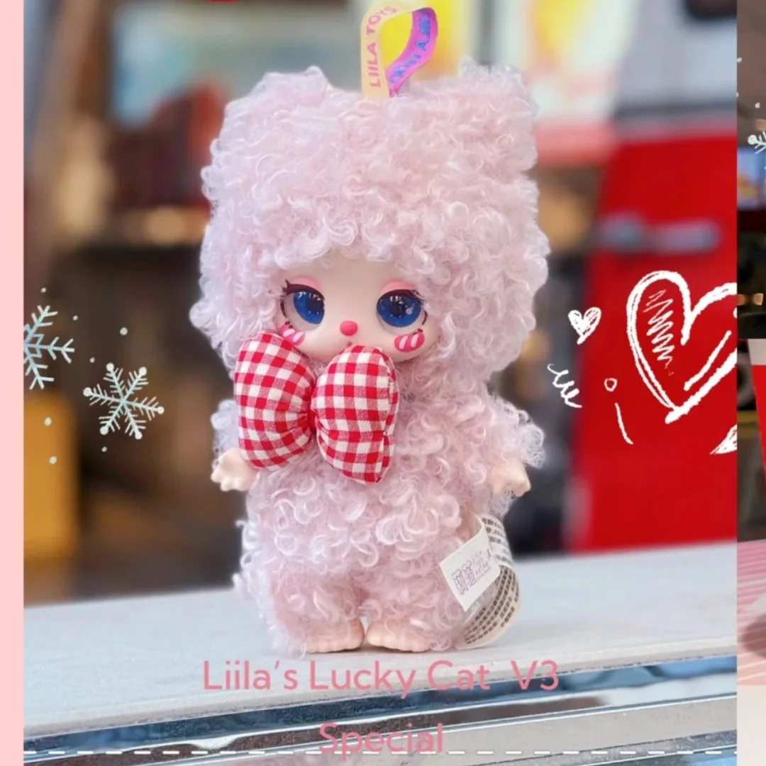 Neue echte Liila 3. Generation Vinyl-Serie Blind Box Tide Play Kawaii Puppe Liila'S Lucky Cat Bag Anhänger Spielzeug Mystery Box Geschenk