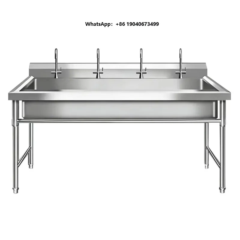 Hot Sales Stainless Steel Commercial Outdoor Kitchen Equipment Single Sink With Wash Drain Board xyl