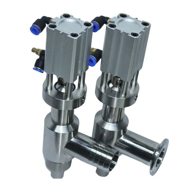 Pneumatic Filling Valve 304 Stainless Steel Dual‑Use For Paste Liquid DN16 25 34 45 Filling Machine Nozzle Industrial Packaging