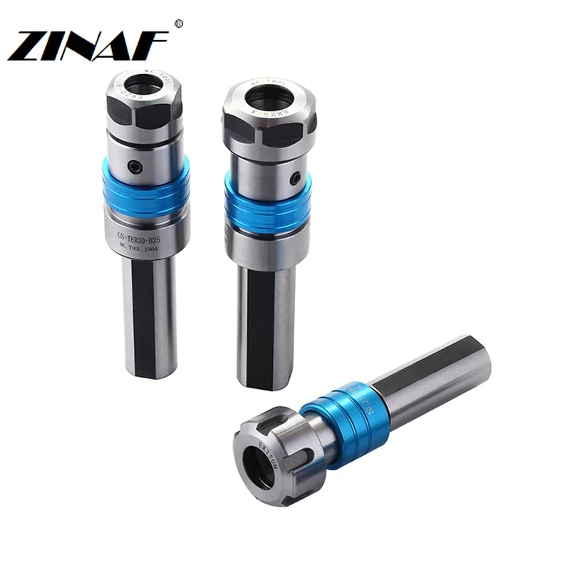 Imagem -06 - Telescópico Tap Chuck para Cnc Torno Tap Proteção Switch Torque Tapping Holder Ter20 Ter25 Er20 Er25 D20 25