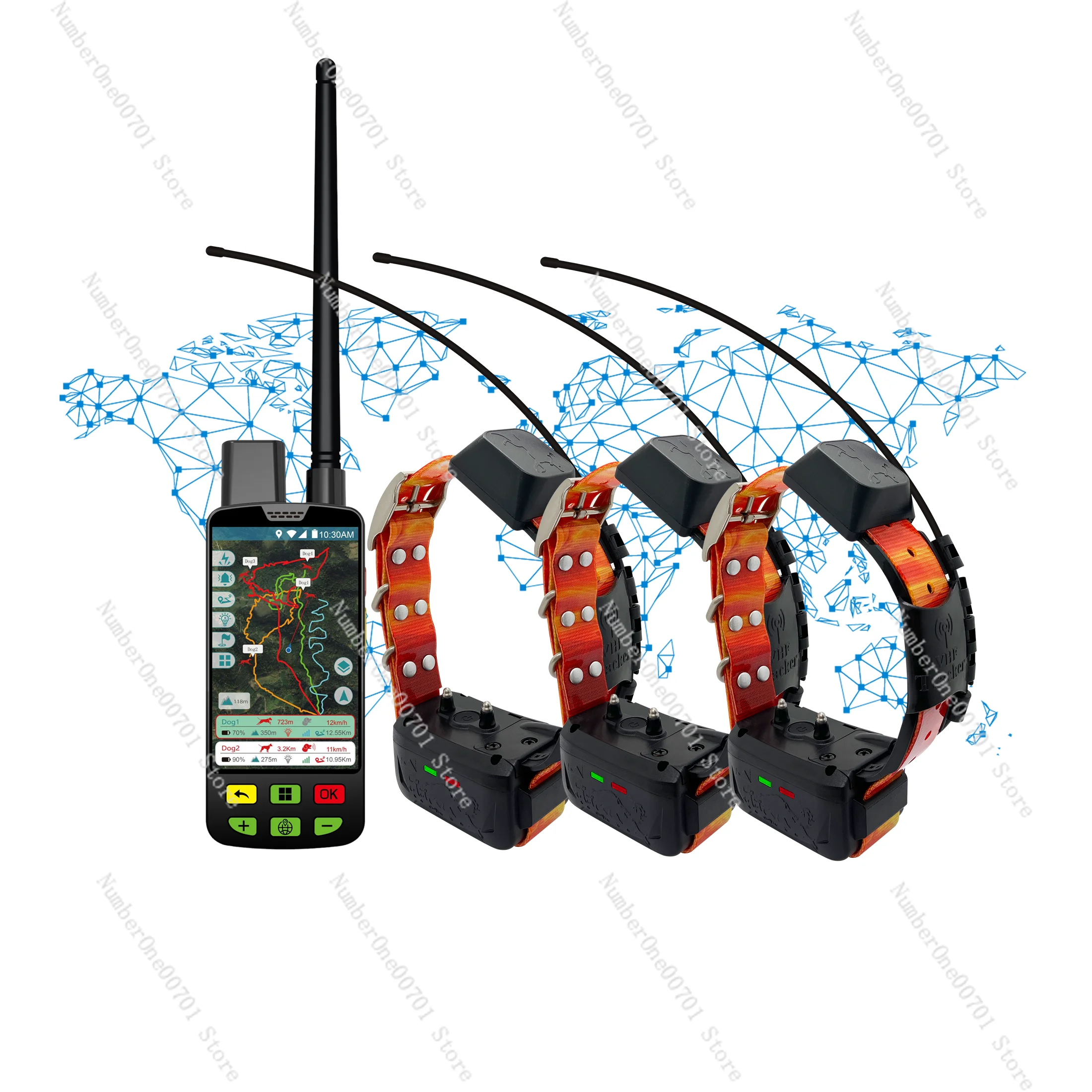 

Профессиональный GPS-ошейник с трекером для собак