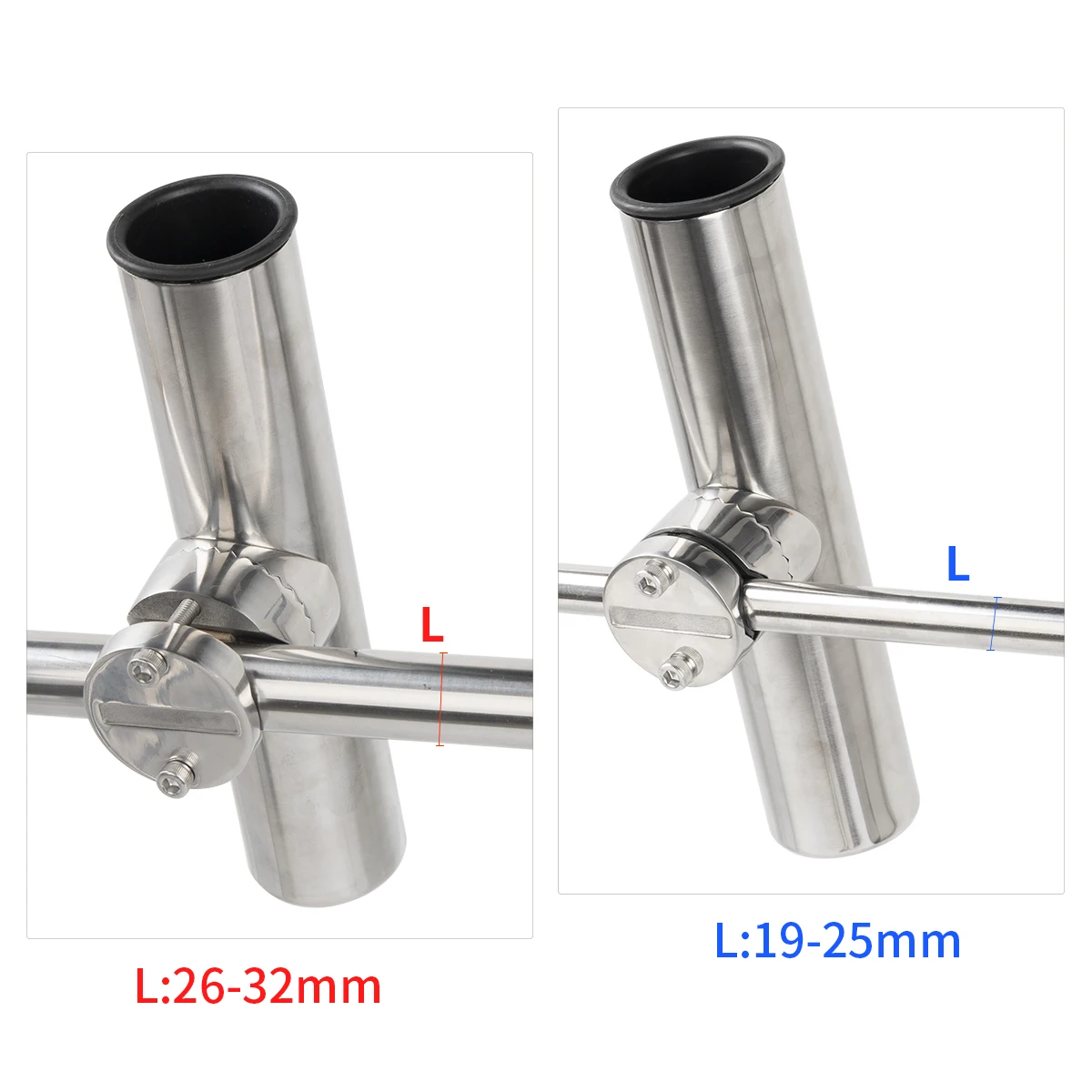 Porte-Canne à Pêche 3 Tubes Bateau – Support Inoxydable Robuste Pour 3 Cannes, Accessoire Marin Yacht Pêche En Mer