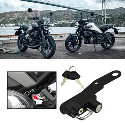 For HUSQVARNA VITPILEN Svartpilen 401 250 Vitpilen401 Svartpilen401 2024 2025 Helmet Lock Side Anti-theft Security with 2 Keys