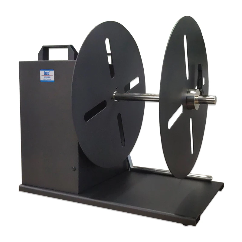Color Printer Barcode Label Rewinder BSC-A9 Automatic Label Rewinder 360mm Table Top Rewinding Machine