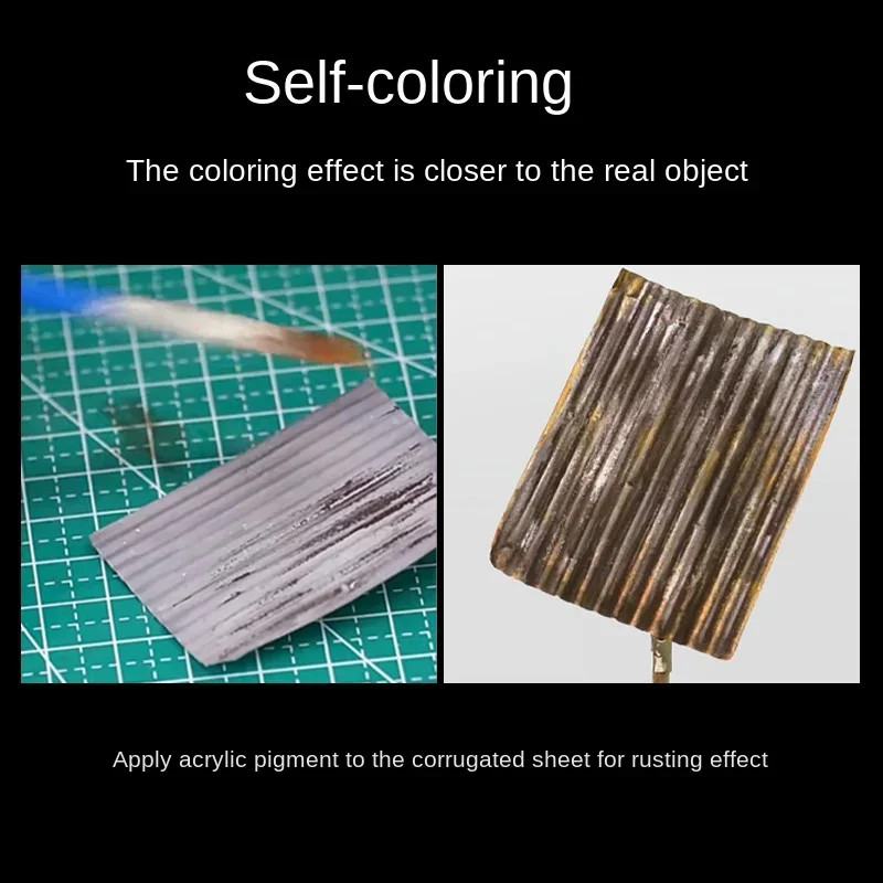 Handmade Corrugated Aluminum Sheet Building Sand Table DIY Material Factory Tile