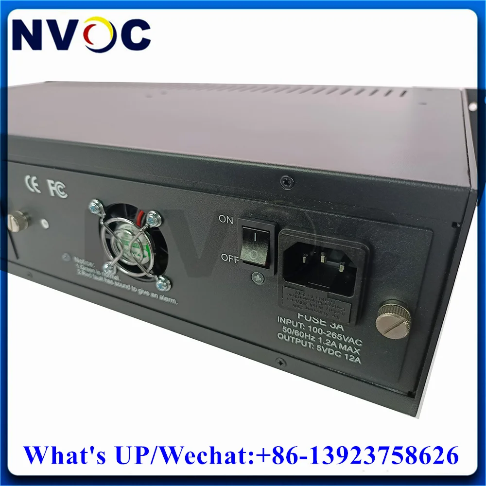 14Slot/16Slot Fiber Optic Media Convertor Rack Output Switching Power Supply 110-265VAC-DC Converter 220V 5V 15A Transformer