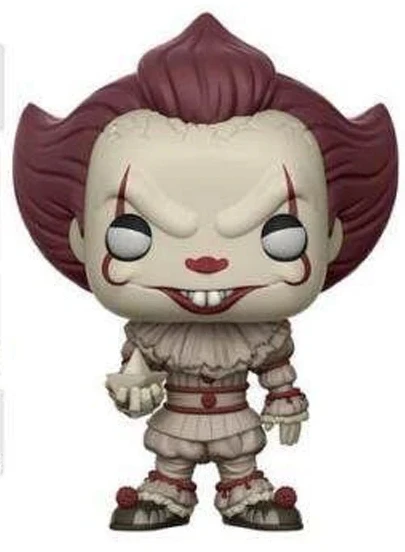FUNKO POP Pennywise 472# Limited Figure Model Toys for Children Christmas Birthday Gifts
