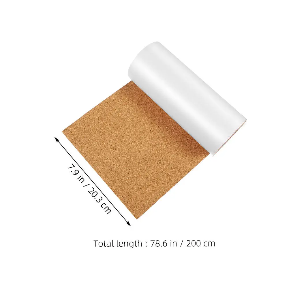 1 Roll Soft Cork Drawer Liner Flexible Cut-to-Fit Nonslip Kitchen Cabinet Shelf Liner Sheet Board for Bathroom Drawer