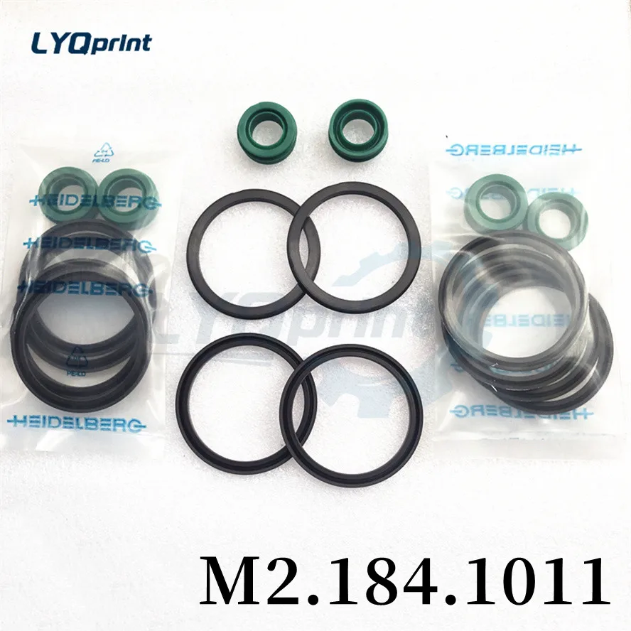 Best Quality 16x26x10.7MM M2.184.1011 Cylinder Valve Seal Green Rubber Piston For Heidelberg