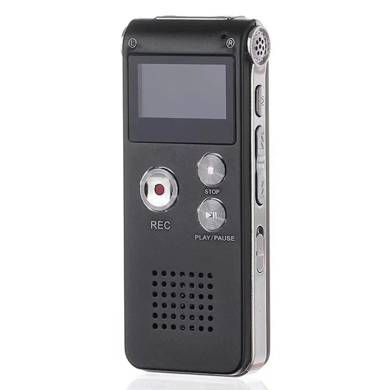 Digitaler sprachaktivierter Rekorder mit Wiedergabe, 64 GB MP3-Player, Sound-Audiorecorder, professionelle Mini-USB-Flash-Laufwerksaufzeichnung