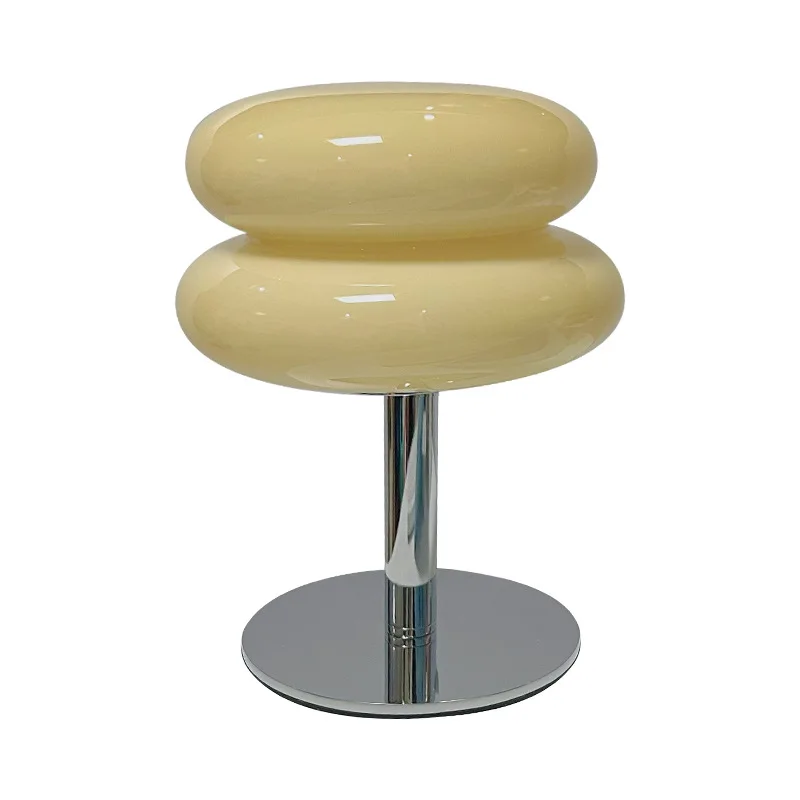 

Double egg tart girl ins desk lamp, Bauhaus, bedside lamp, living room bedroom lamp, premium