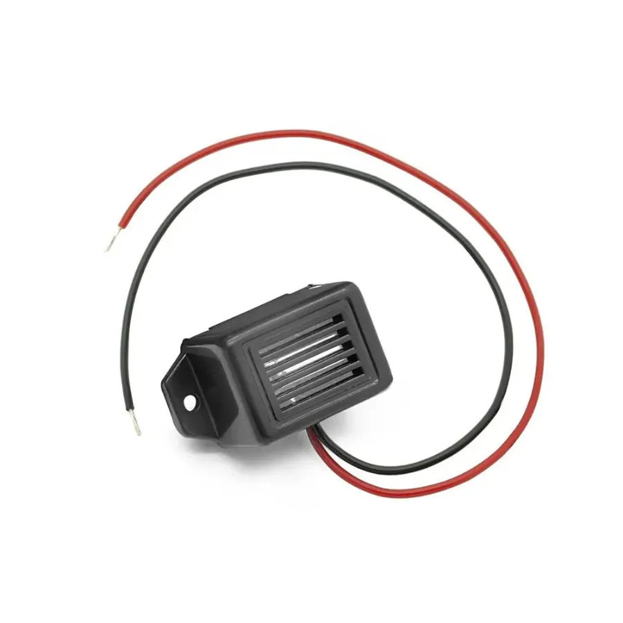 12V Car Light Off Warning Control Buzzer Beeper Adapter Cable-Black Electronic Buzzer Alarm Sound Beeper Replacement Parts