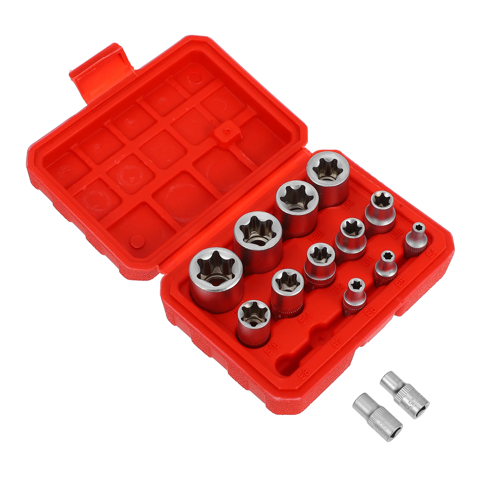 

14 Pcs Hexagonal Socket Wrench Set Professional Auto Repair Tools Durable High Grade Steel Mechanic Small Lightweight Portable