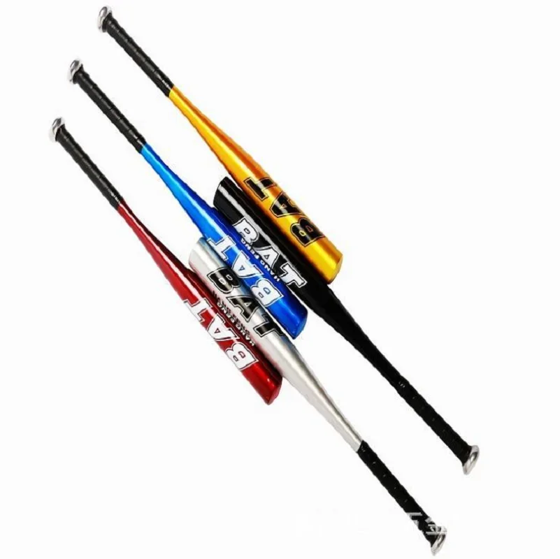 Set de Bate de Béisbol de Aleación de Aluminio de 20 Pulgadas con Guantes de Softbol - Equipo Deportivo de Cuatro Piezas para Exteriores, Herramienta de Autodefensa para el Hogar