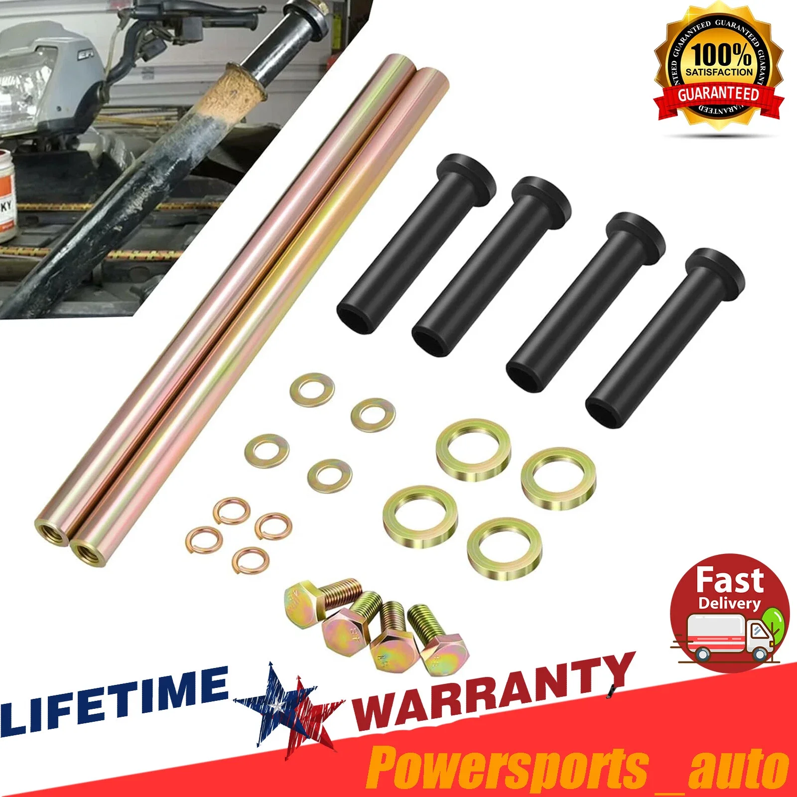 

Модернизированный комплект передней нижней втулки A-ARM 7501093, Polaris Scrambler 500, 97-12