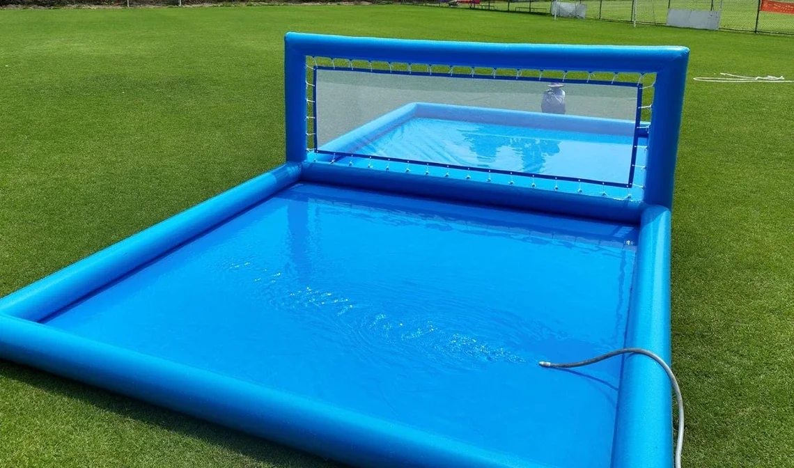 Summer Outdoor Sport Arena Game Inflatable Swimming Pool Water Volleyball Field