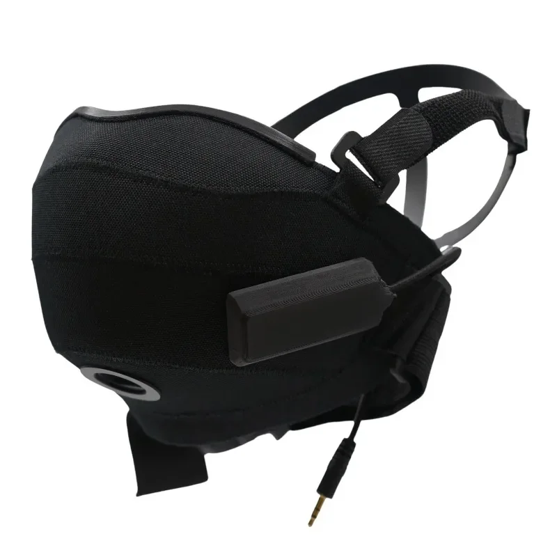 Gaming Soundproof Mask with Mic and Headset Noise Reduction for Live Streaming PC