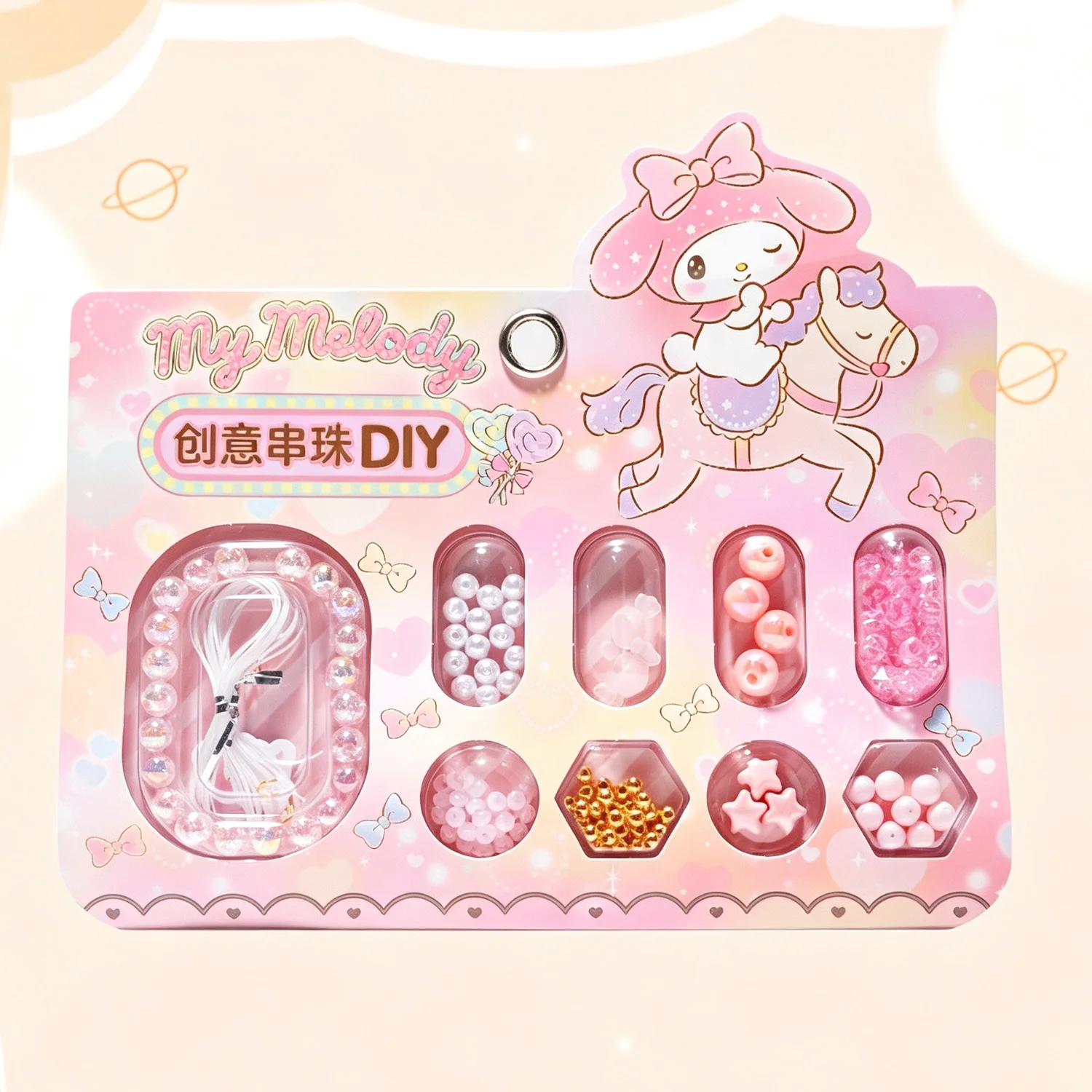 Hallo Kitty, Kuromi, My Melody: een handgemaakt decoratieset voor feestelijke gelegenheden.