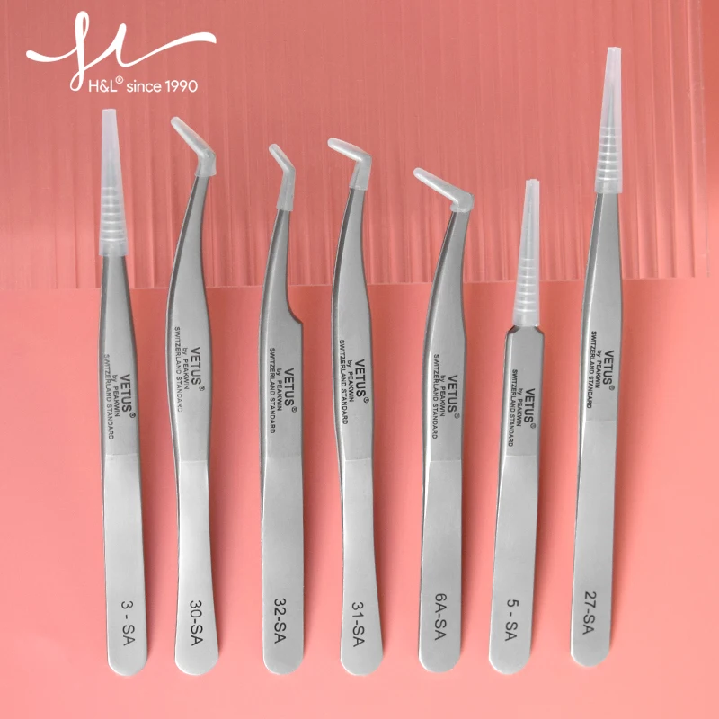 

Tweezers 1PCS Precision Tweezers SA Series Head Poctective Cover High Quality Suitable For Carry