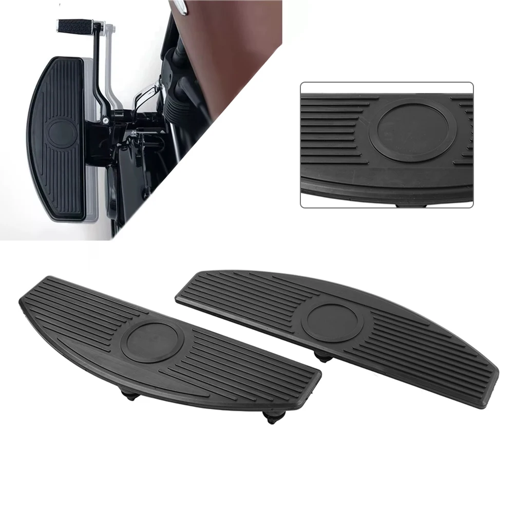 

Motorbike Rubber Front Driver Insert Floorboard Pad For Harley Softail Fat Boy 2018+