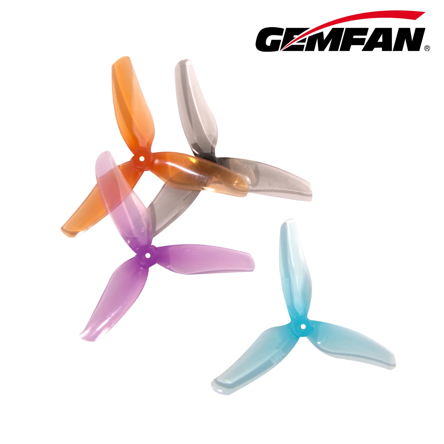 12Pairs(12CW+12CCW) Gemfan Hurricane 2009 2X0.8X3 51mm 3-Blade PC Propeller for FPV Freestyle 2inch Micro Indoor Drone 1002 1102