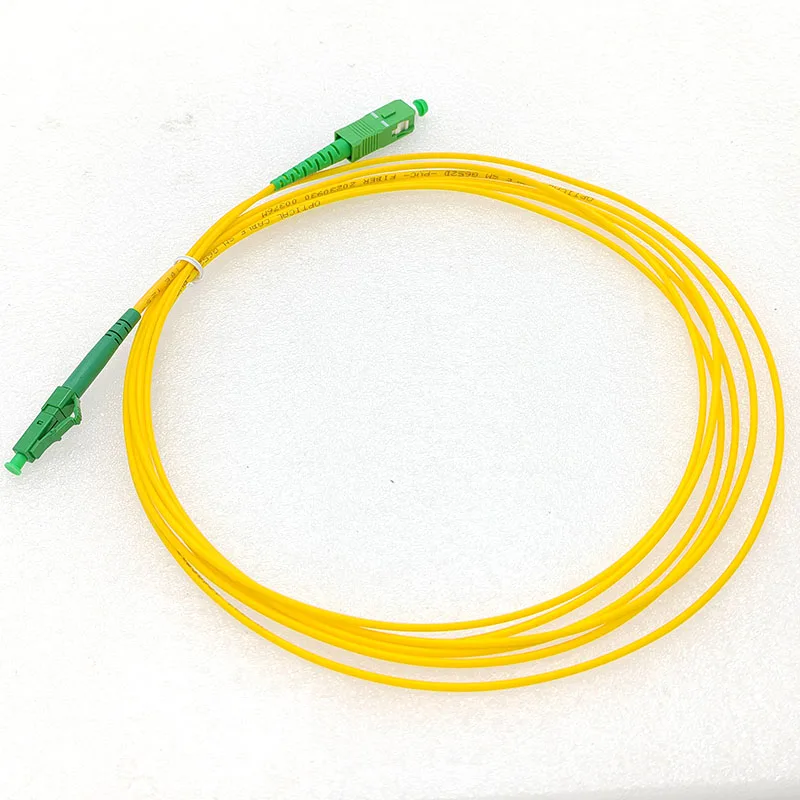 10PCS SC APC LC APC Optical Patch Cord Jumper 2.0mm Single Mode Fiber Cable 3m PVC SM 1310/1550nm FTTH Factory Wholesale