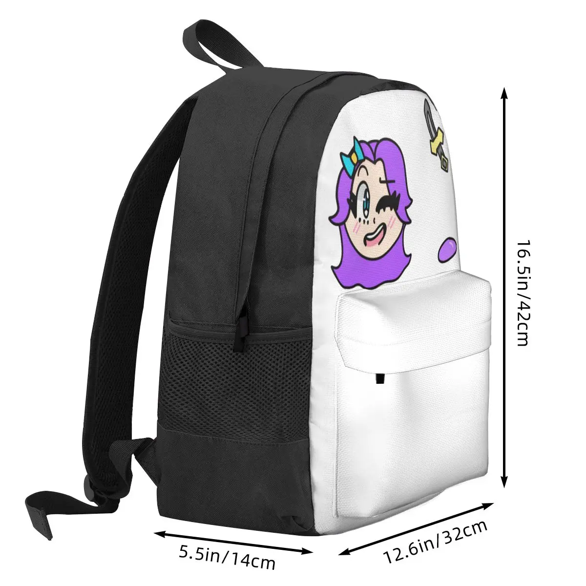 Abigail-Stardew Valley Sticker Pack para meninos e meninas, Bookbag, sacos escolares infantis, mochila infantil, mochila para laptop, bolsa de ombro