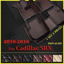 Car floor mats for Cadillac SRX (FIVE SEAT) 2010 2011 2012 2013 2014 2015 2016 Custom auto foot Pads automobile carpet cover