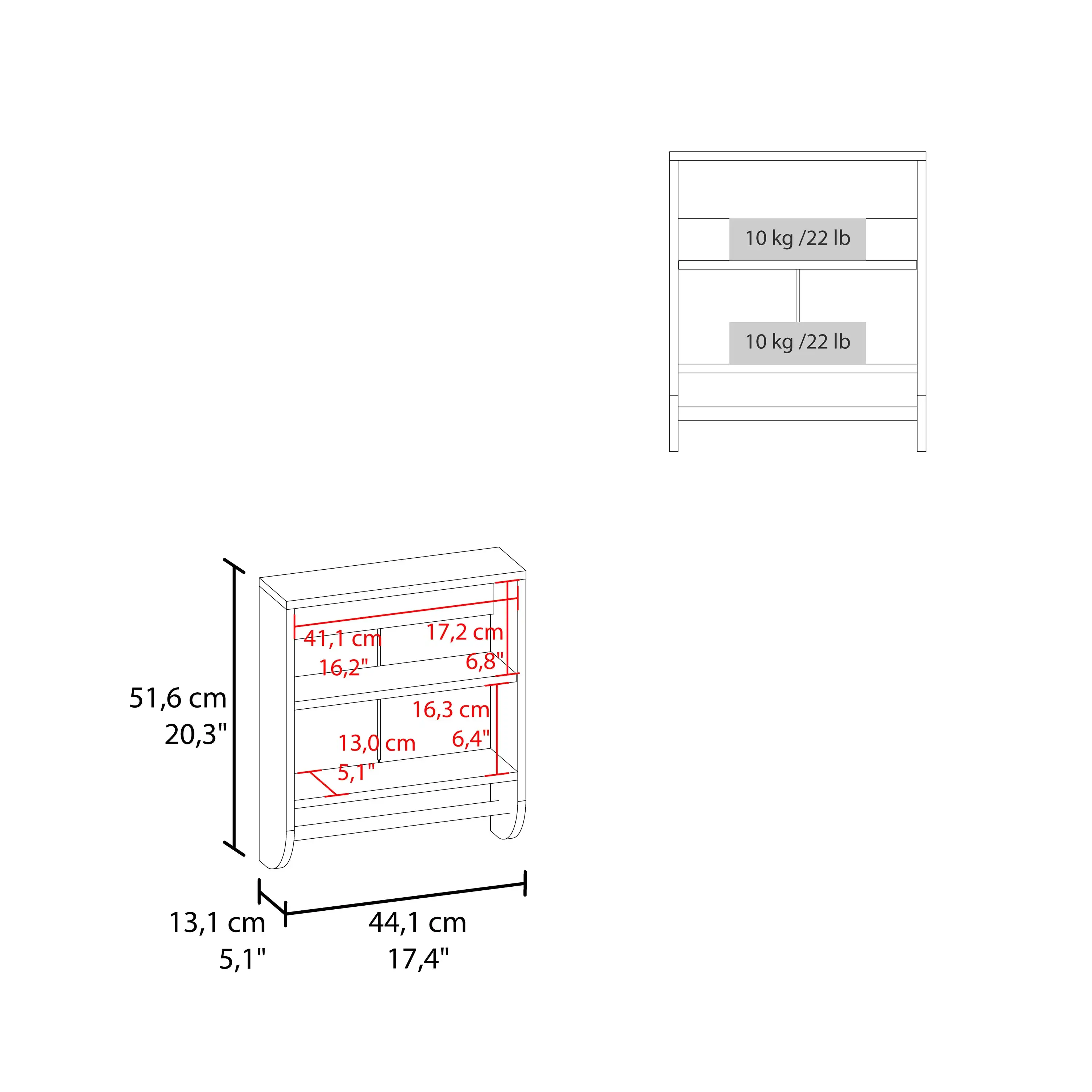 Optim Medicine Cabinet with towel holder White 17.4