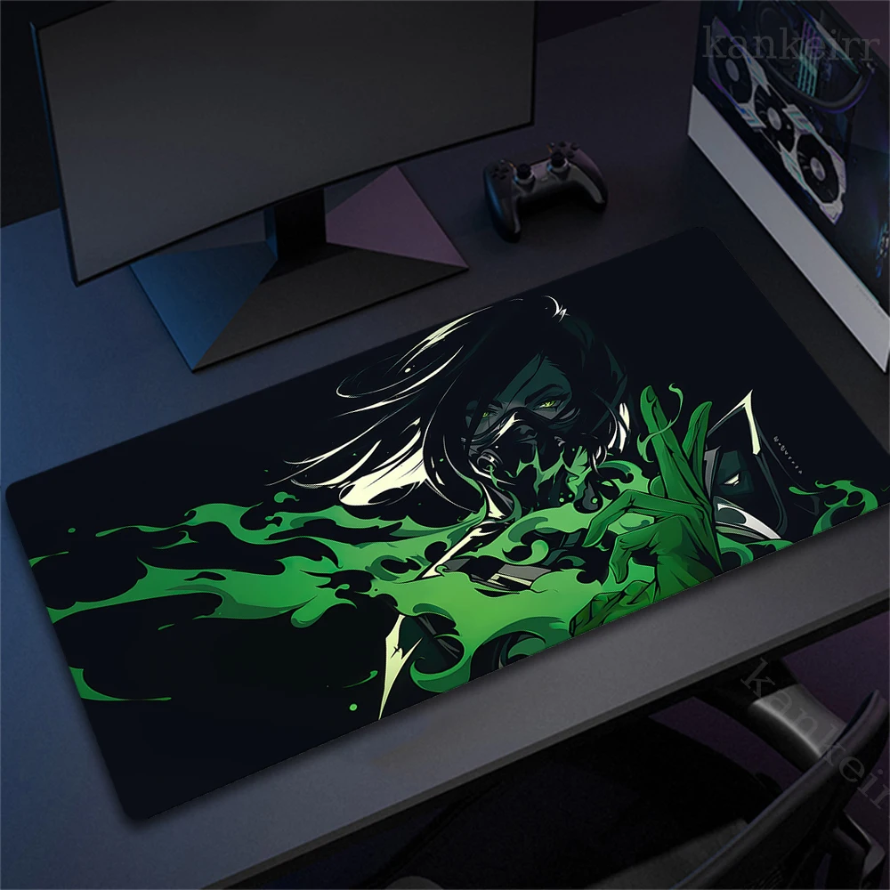 VALORANT Viper Gaming Mouse Pad Large Mouse Pad PC Gamer Computer Mouse Mat Big Mousepad XXL Keyboard Desk Mat Mause Pad Small