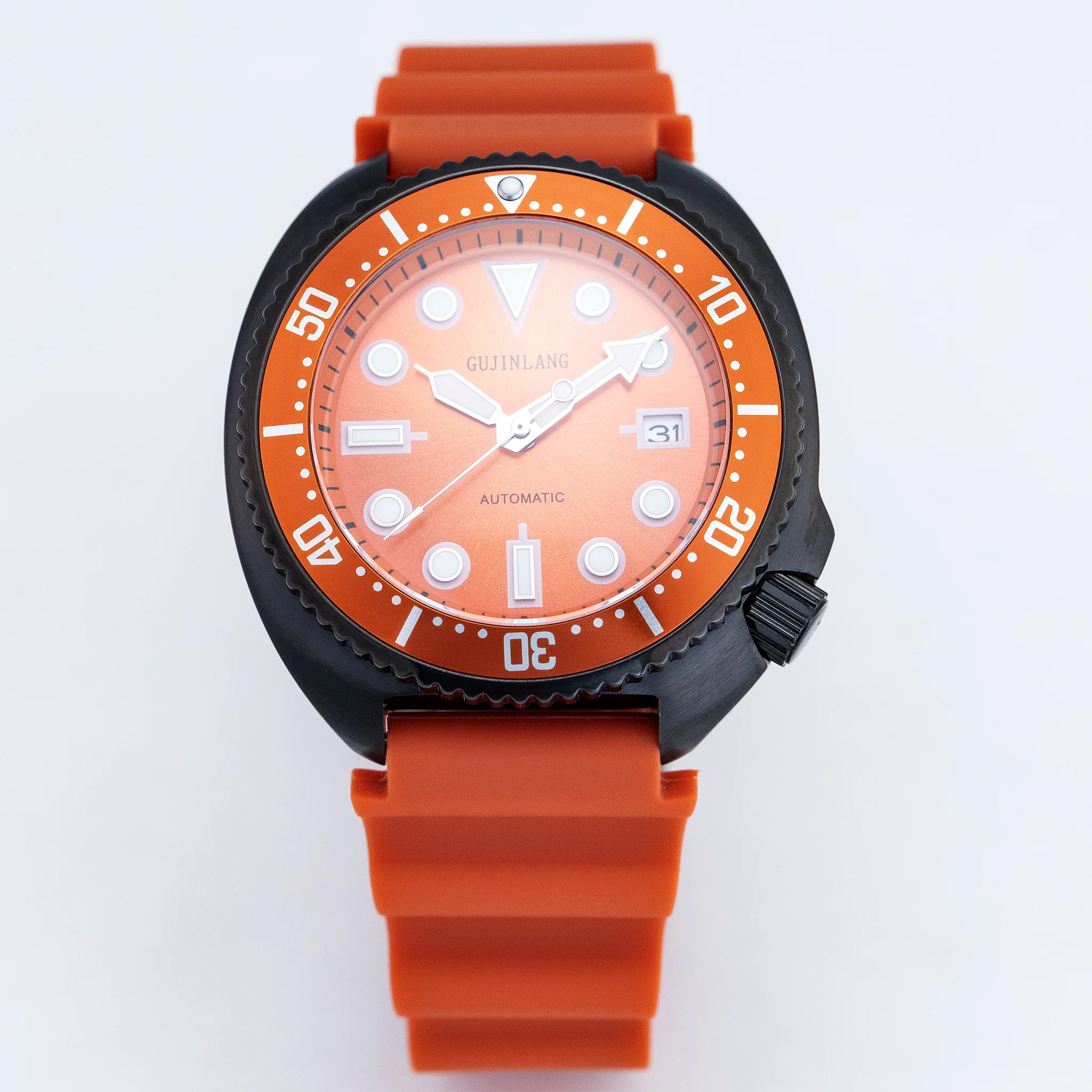 Rubber Strap Diver - Мужские японские/китайские полностью автоматические механические часы