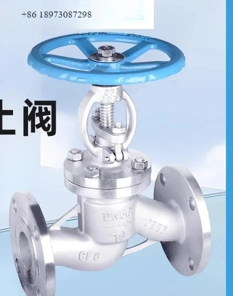 

Stainless steel flange globe valve J41W-16P high temperature and high pressure water valve manual valve