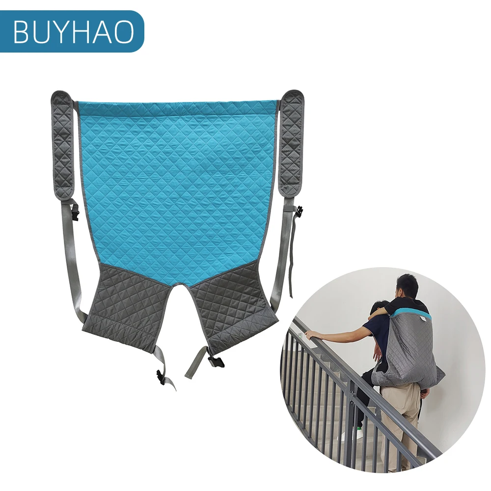 Elderly Patient Transfer Device Adult Convenient Up Down Stairs for Elder Disabled with Shoulder pads Transfer Pad Mat for Care