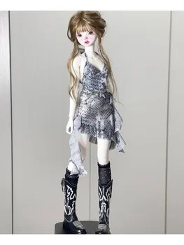 BJD 1/4 Doll Doll baharatlı kız gazlı bez elbise etek oyuncak bebek giysileri oyuncak hediye