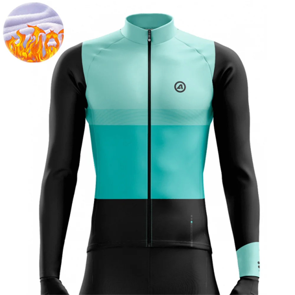 

2023 Autumn Winter Pro Long Sleeve Cycling Jersey Men Full zipper Cycles Shirt Wear competition Team Men Bicycle Bike Jacket