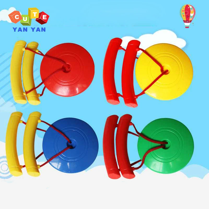 Children Toys Outdoor Games Pulling Elastic Speed Balls Kids Adult Hand Pull Sensory Training Sport Tension Rope Rally Disc Gift