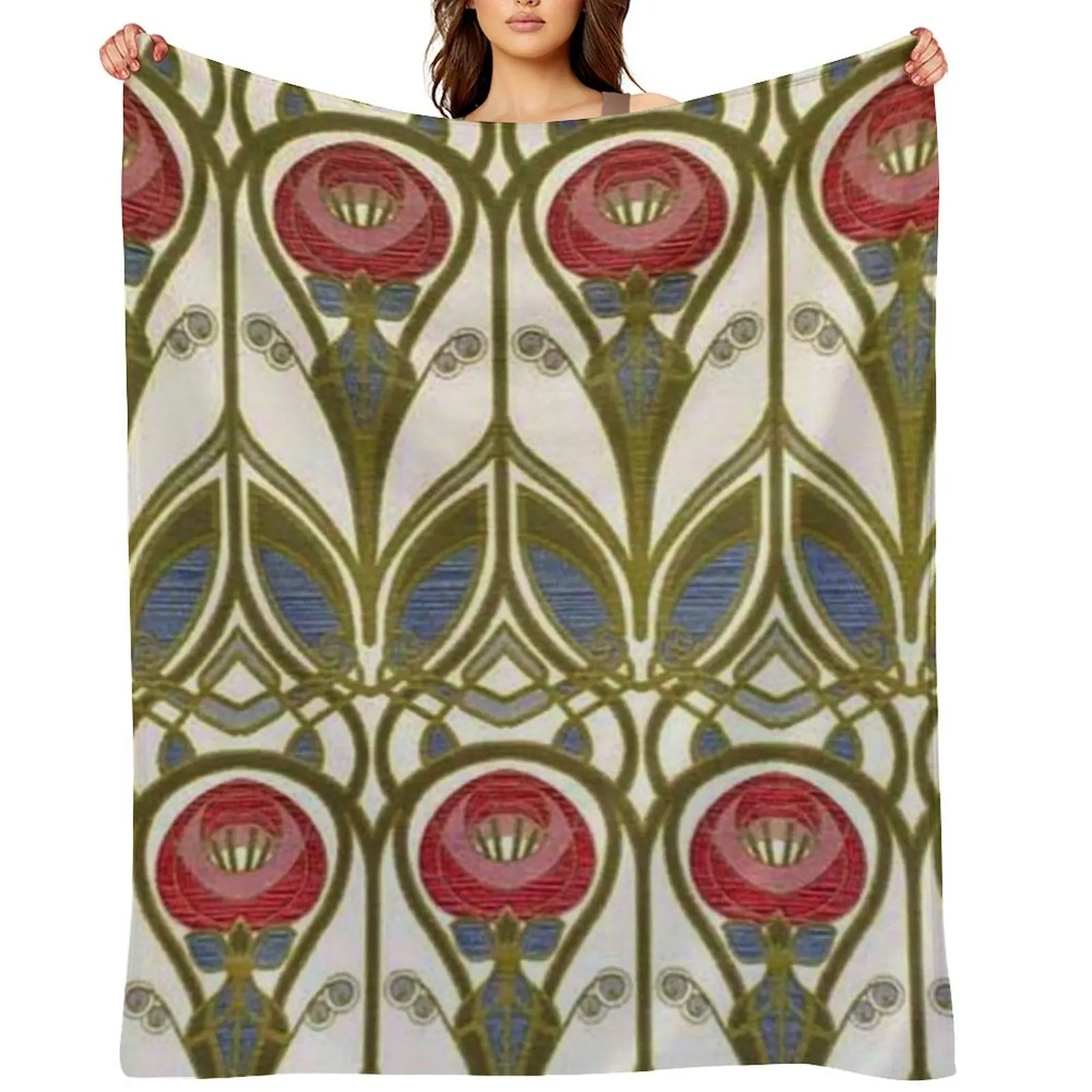 

Дизайн Чарльза Ренни Макнотоши Плед Одеяло Зимние кровати Пушистые клетчатые мягкие одеяла