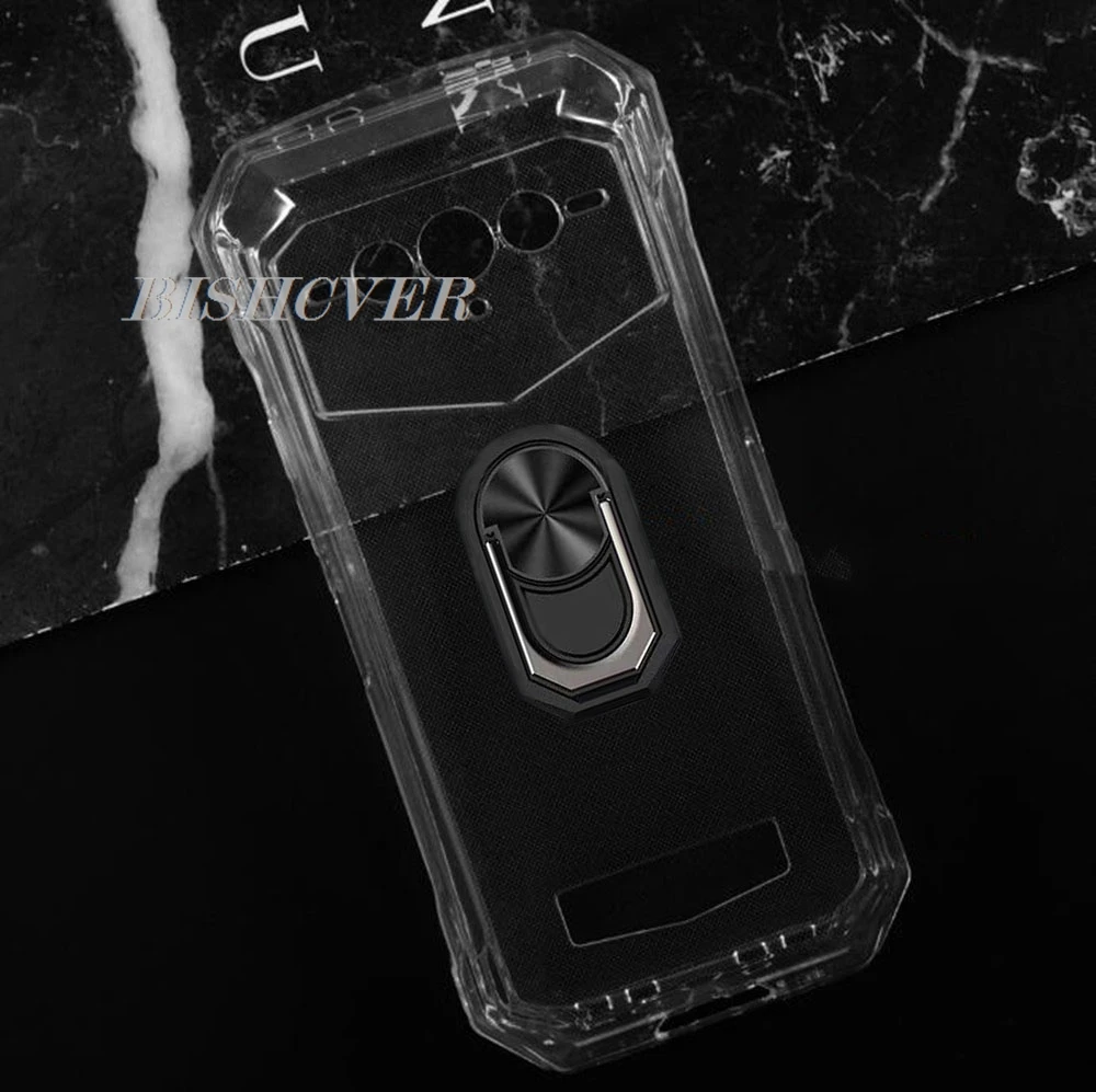Odporny na wstrząsy uchwyt pierścieniowy do DOOGEE V Max Plus V Max Pro 6,58 "DOOGEEVMaxPlus VMax Etui Miękki silikonowy uchwyt ochronny TPU
