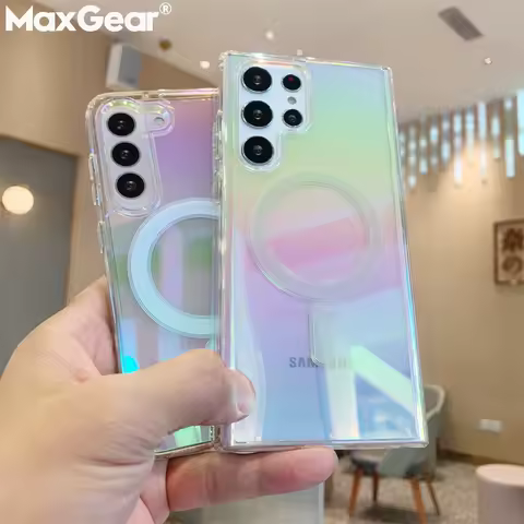 Gradient For Magsafe Case For Samsung Galaxy S25 S24 S23 S22 S21 S20 FE Note 20 Ultra A55 A54 A35 A15 A16 A26 A36 A56 Hard Cover