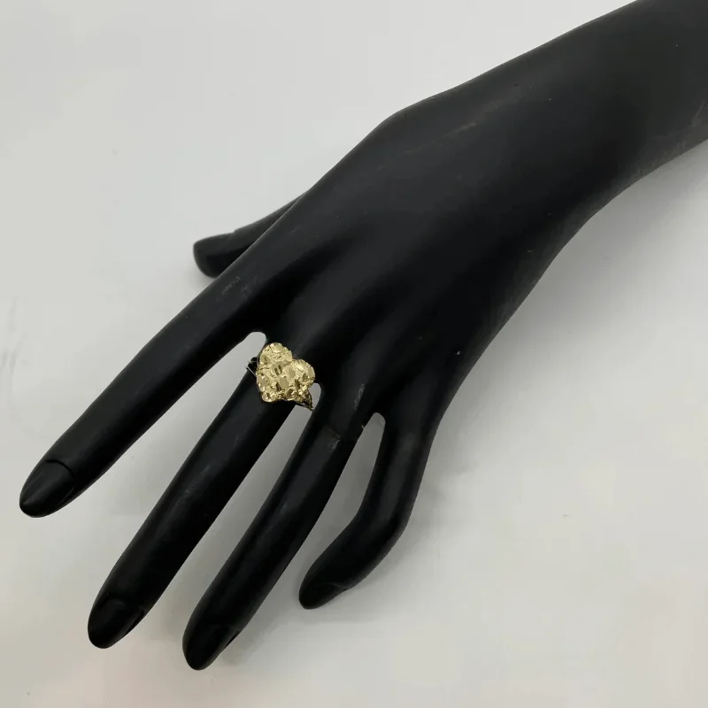 Retro style fashion simple Ring, Vintage Bohemian Style, Irregular Heart Design, Fashionable All-Match Simple Ring