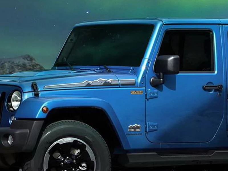 1pcs Car 3D Metal 1941 Emble Stickers 75th Anniversary Body stickers For Jeep Grand Cherokee Wrangler JK Compass Renegade Patrio