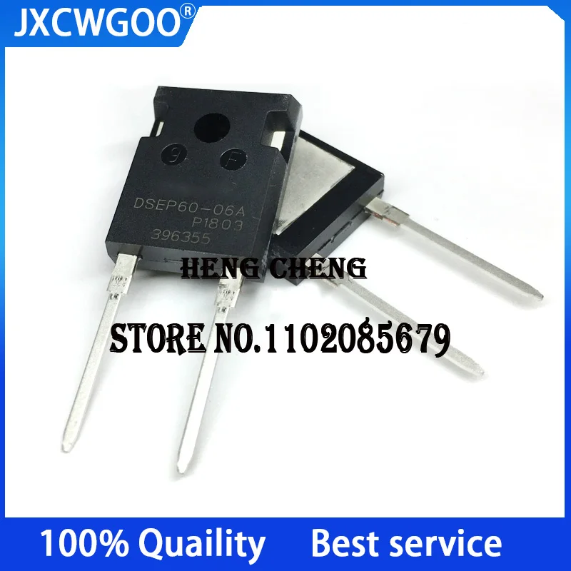 10PCS  100%New original DSEP60-06A TO-247 600V 60A Fast Recovery/Ultra Fast Recovery Diode