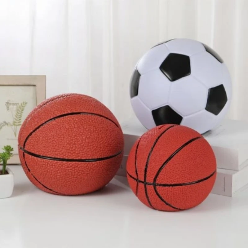 装飾貯金箱 サッカー型 装飾貯金箱 サッカー型 コインポット 寝室 貯金箱 装飾 貯金箱