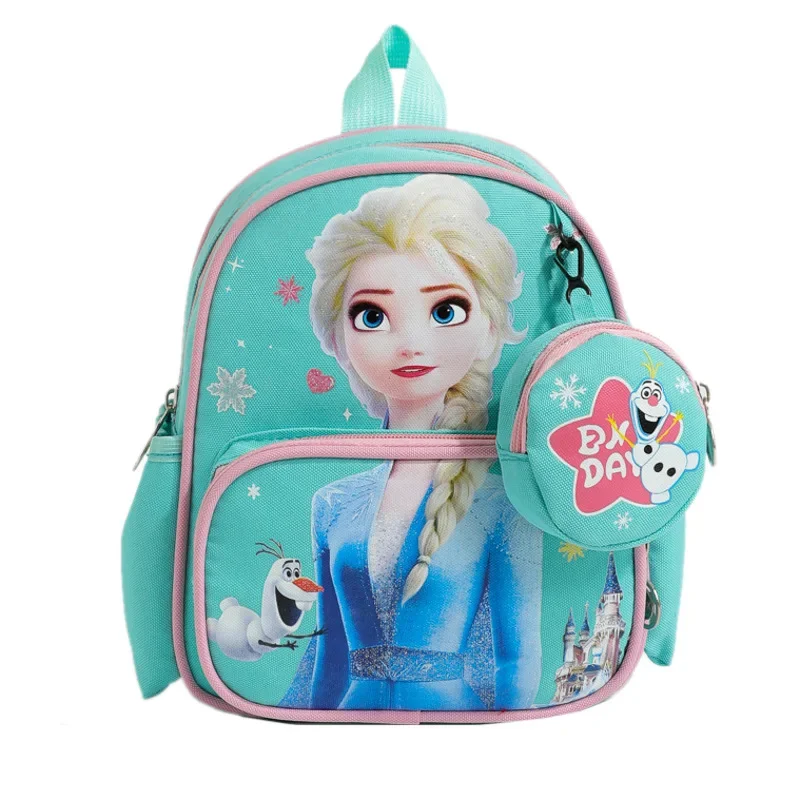 Disney Frozen Elsa Neue Schultasche Kindergarten Niedlichen Cartoon Rucksack Jungen und Mädchen Umhängetasche handtasche geldbörse