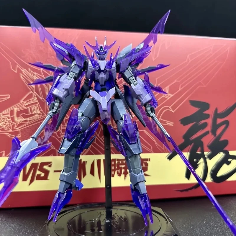 HG 1/144 JMS Glacier Transient Lunar New Year Edition Actionfigur-Modellbausatz mit Ständer, Wasseraufkleber, ideal für Modellbegeisterte
