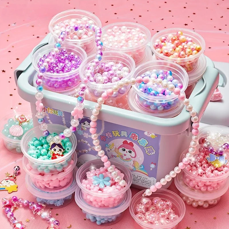 Beaded Children Wearing DIY Handmade Bracelet for Amblyopia Training Jewelry Making Materials Package Puzzle