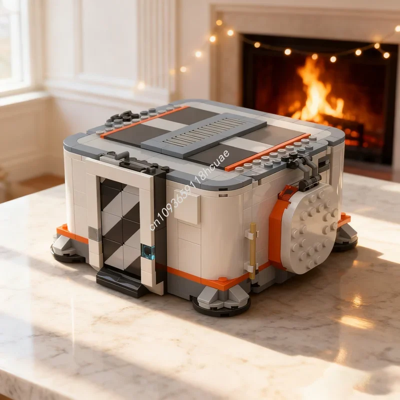 

Набор строительных блоков MOC «Завод по производству батарей» (445 деталей), модель для сборки, архитектурный конструктор, развивающая игрушка, подарок на Рождество/День рождения