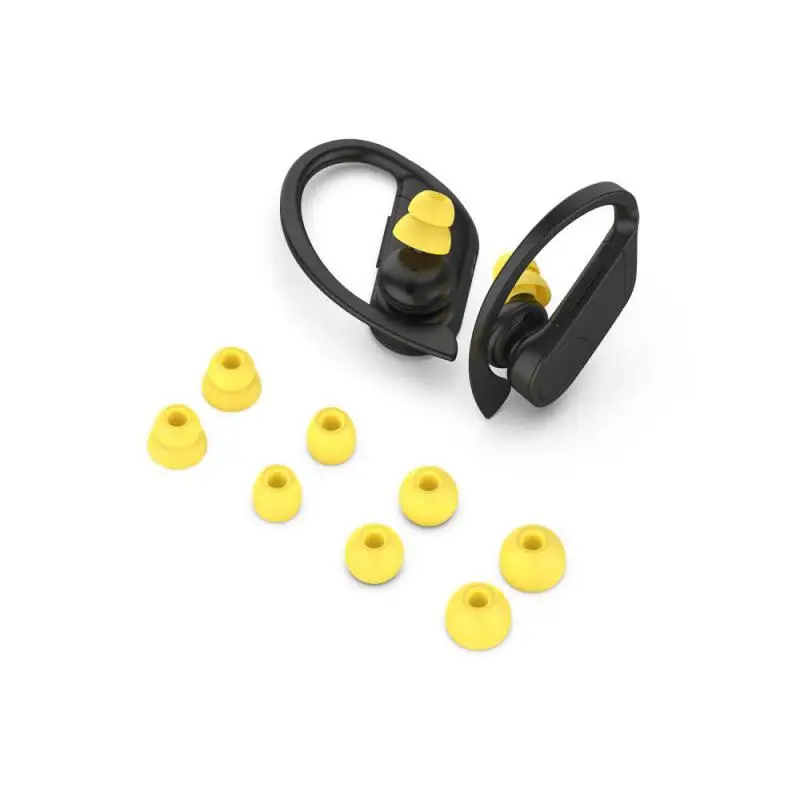 Silicone Rubber Eartips Earbuds Replacement Ear Tips for 1/2 Ear Plug Caps Cover Earphone Accessories